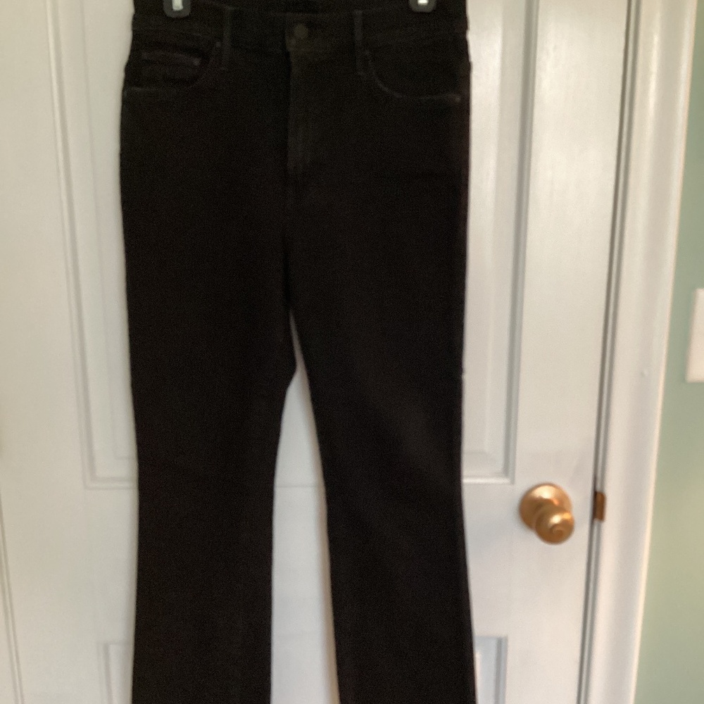 Mother black denim crop Jean